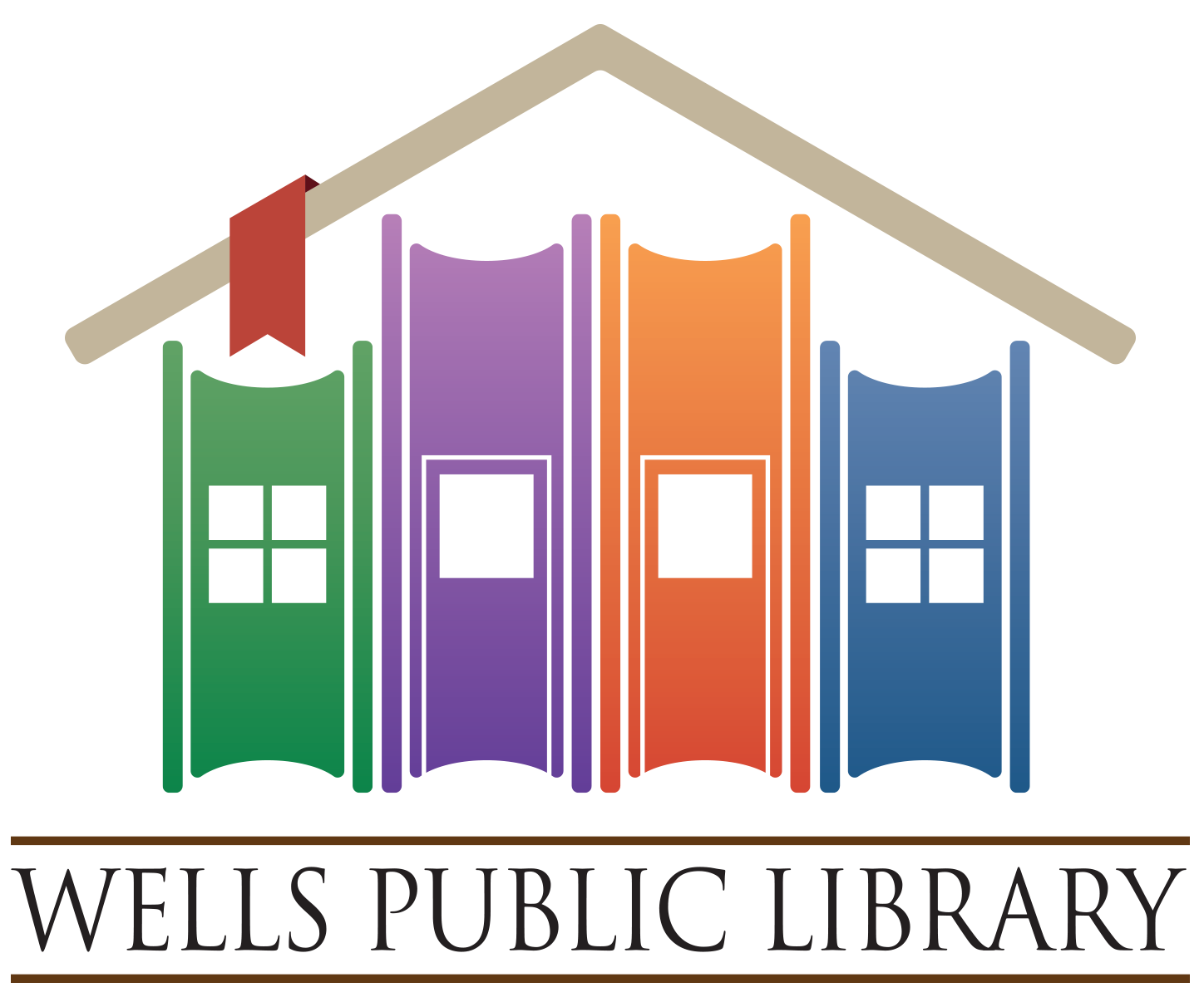 Wells Public Library Logo