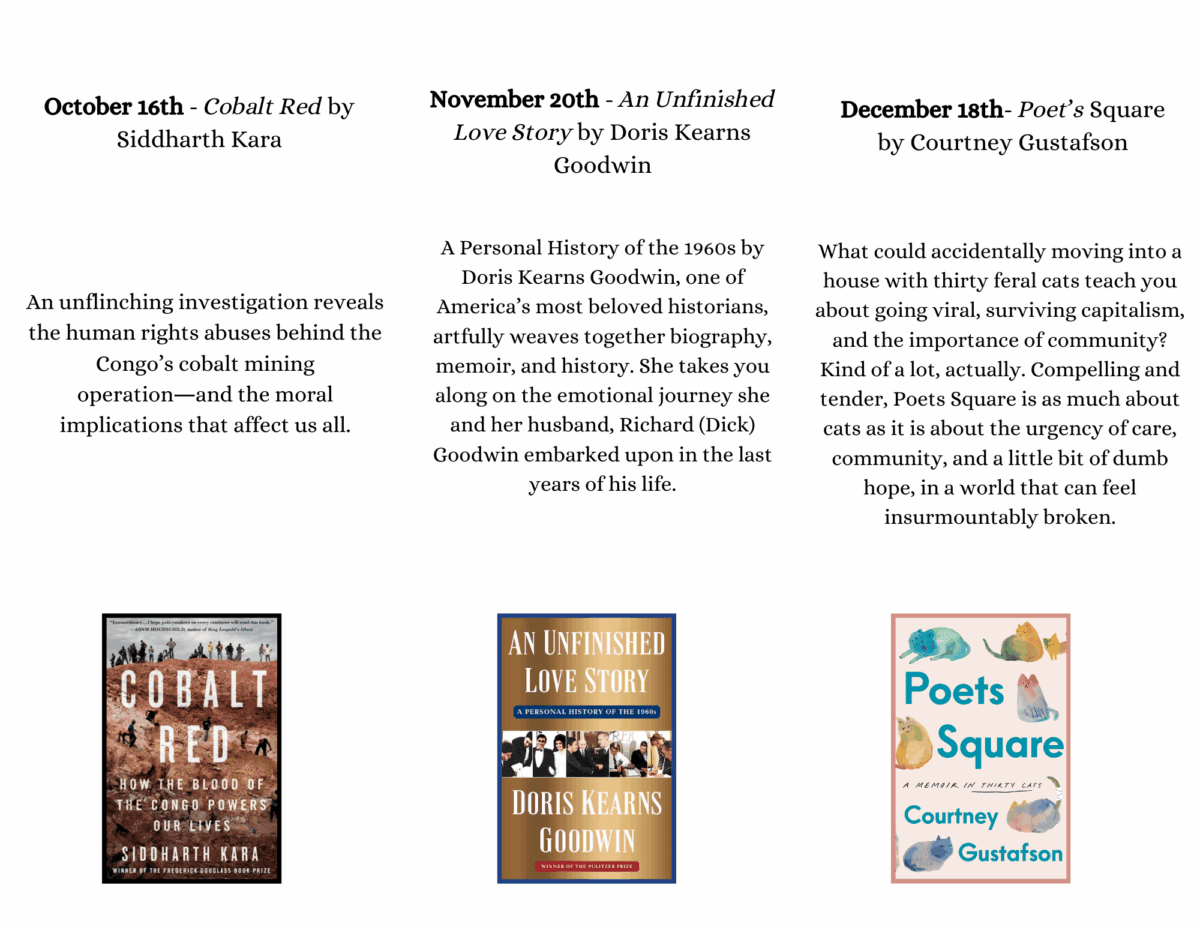 Non-Fiction Book Group Brochure, full description in the pdf linked to this image