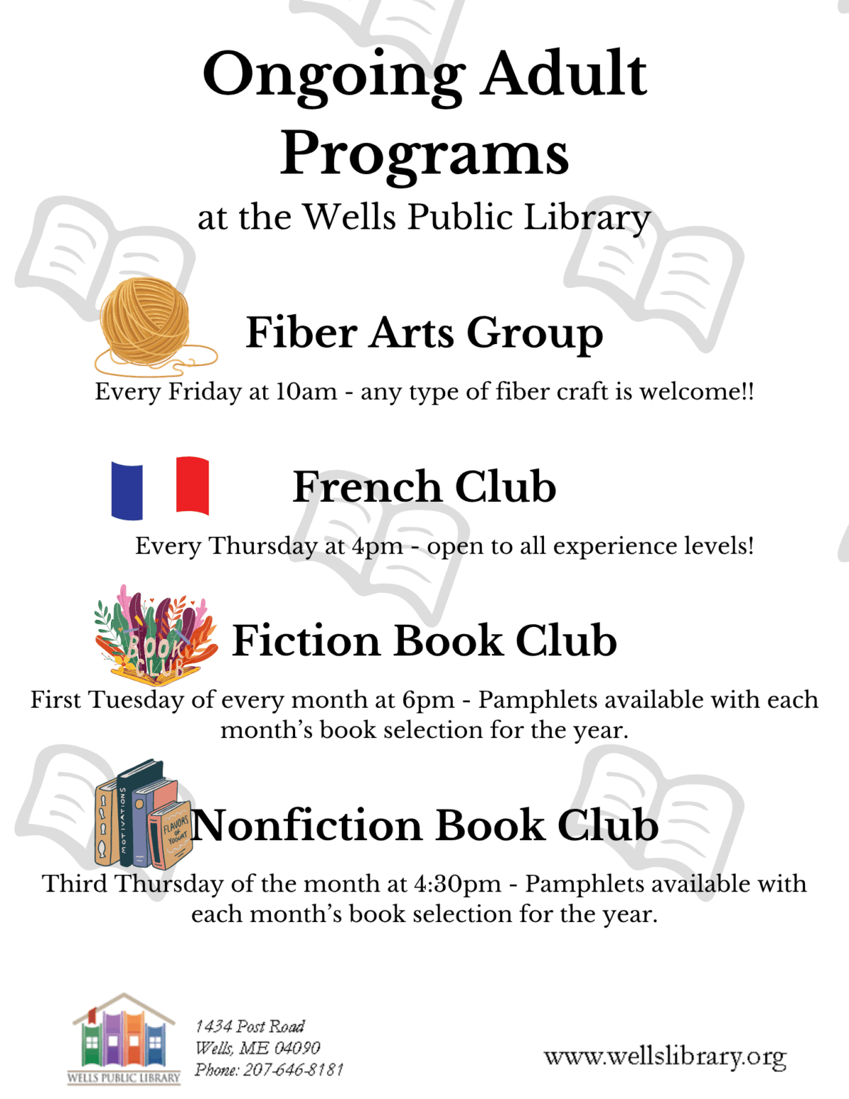 ongoing adult programs