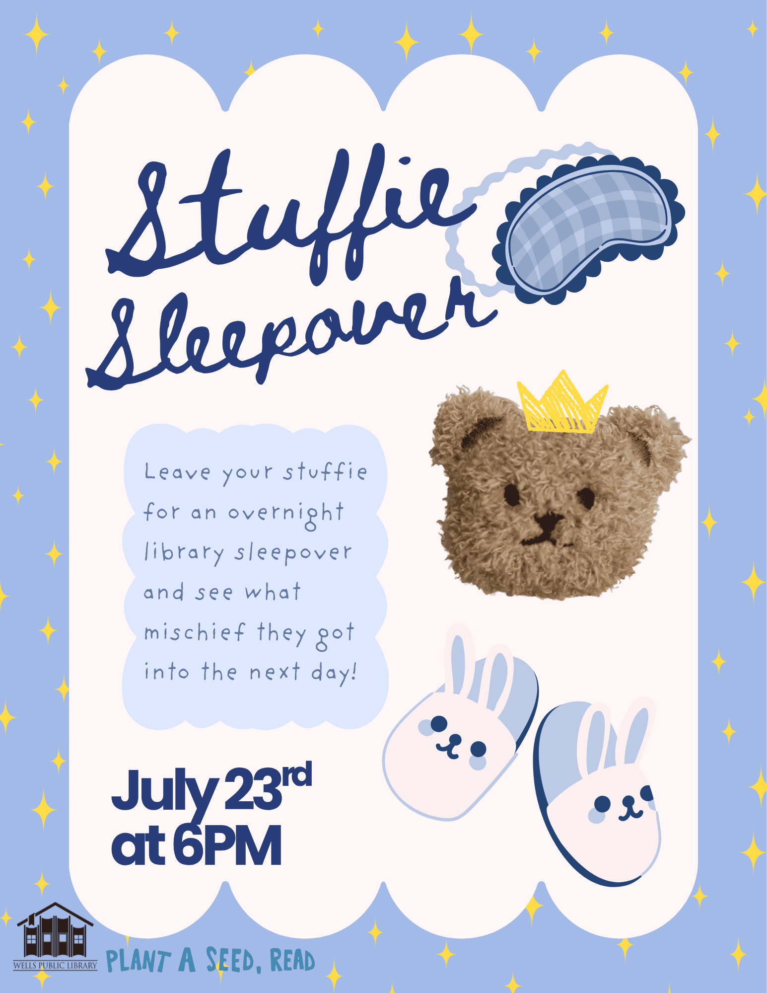 stuffie sleepover