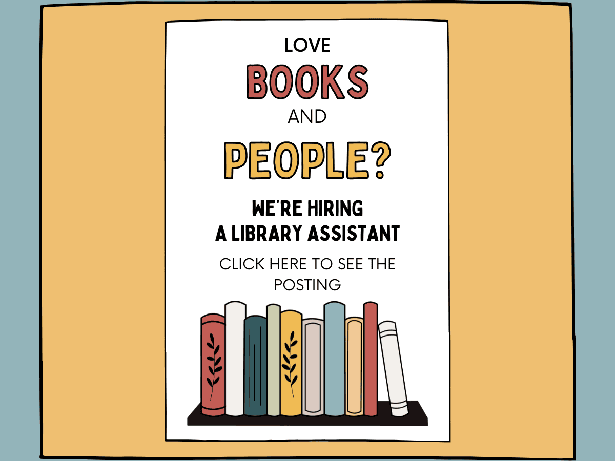 teal library day classroom poster (1200 x 900 px)
