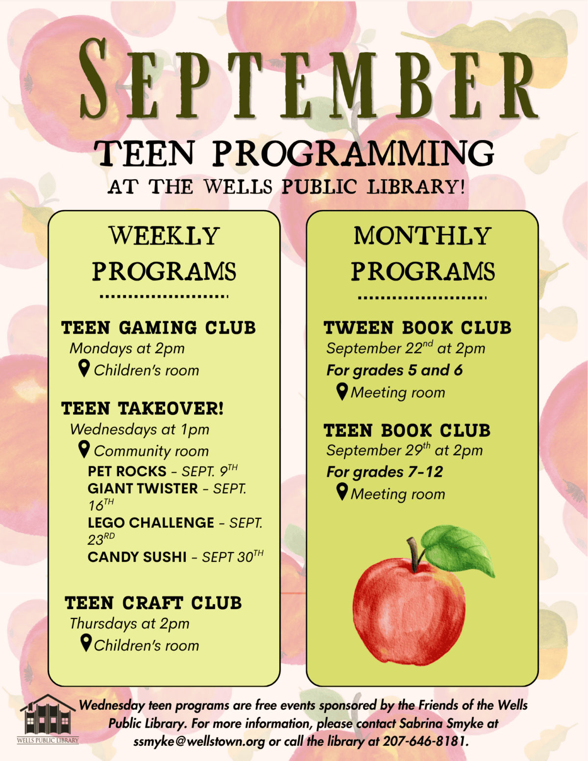 tween & teen programs