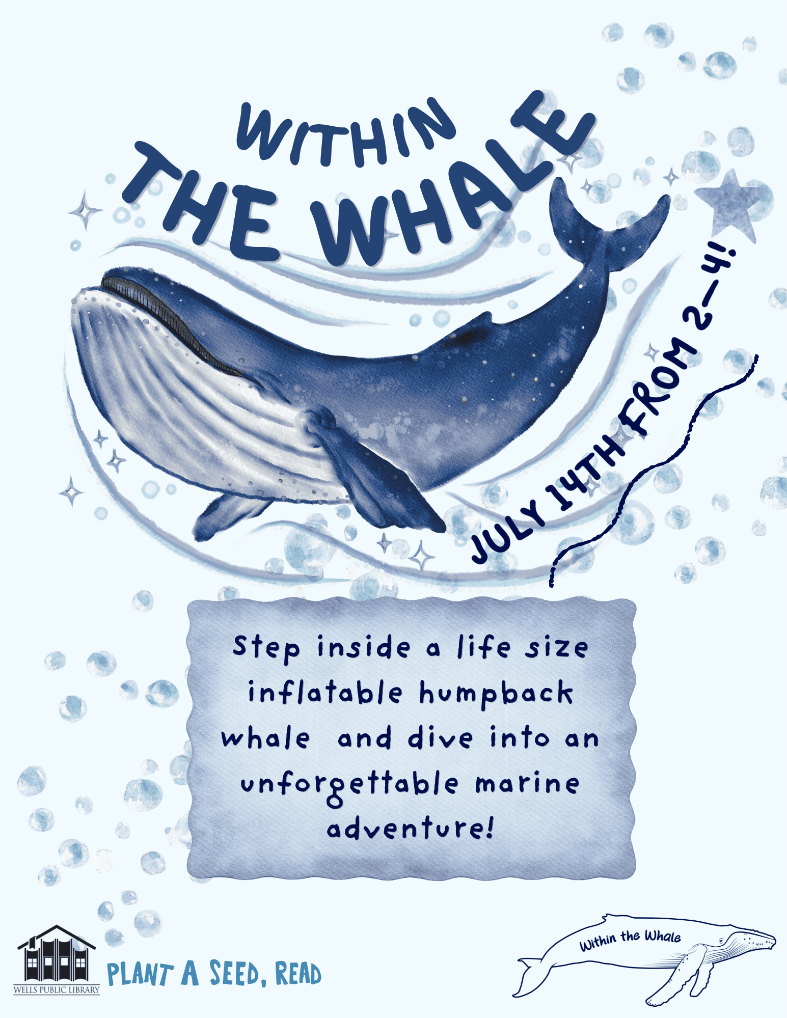 within the whale