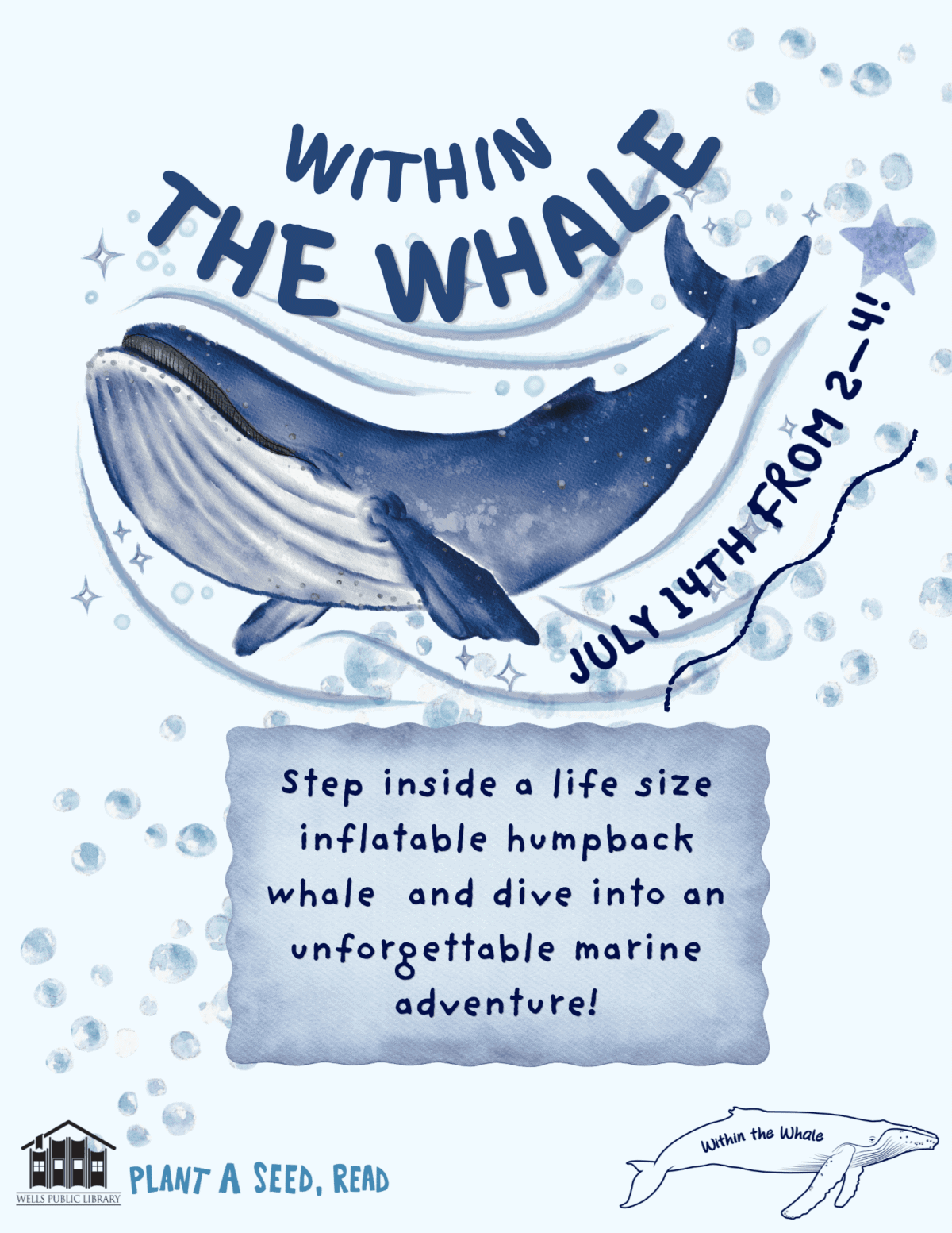 within the whale